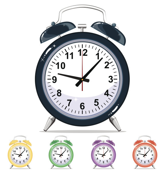 向量的闹钟素材图片