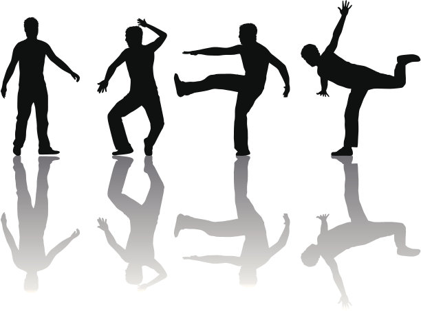 一个男人的剪影图片下载