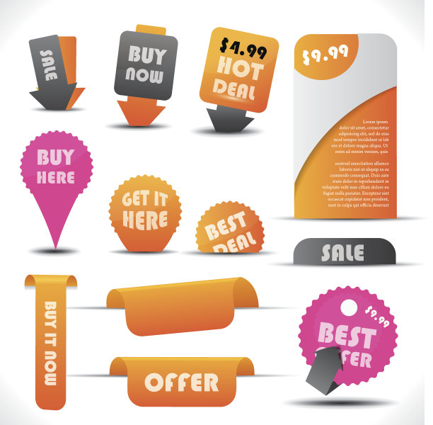 特别优惠，保修标签和贴纸素材图片