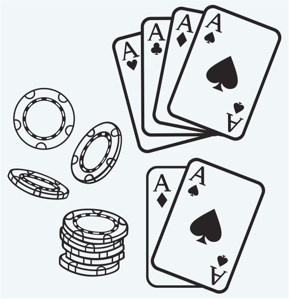 赌博。卡和芯片图片下载