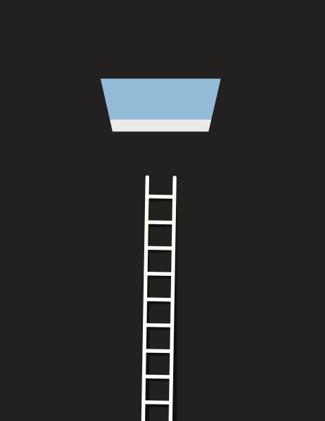 天空窗口梯子图片下载