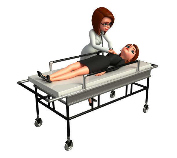 年轻的医生分析病人图片下载