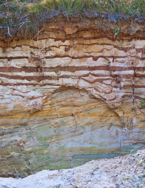 墙粘土坑图片下载