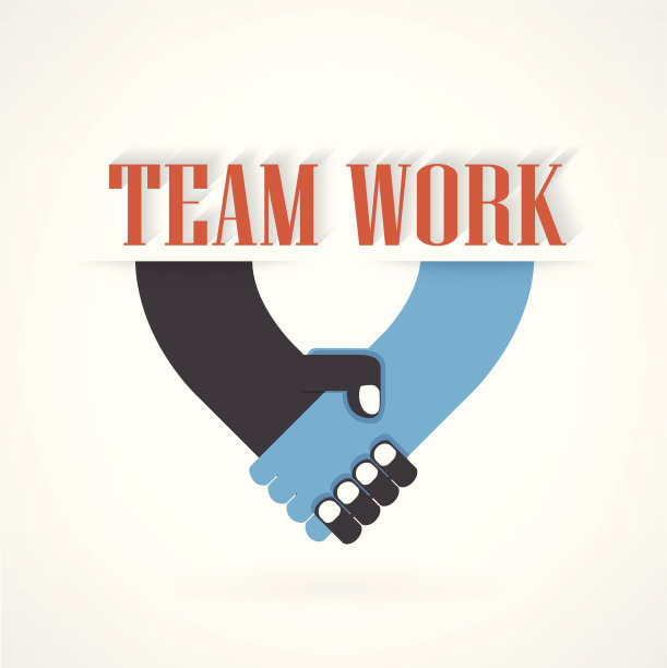 握手抽象设计向量图片下载