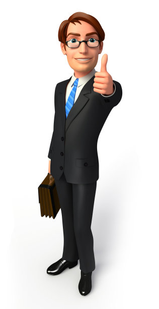 年轻的商人，最好的标志图片下载