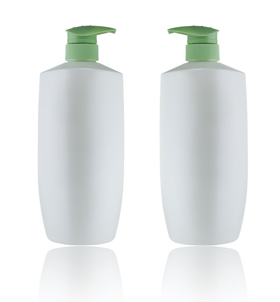 卵石白色瓶子在白色的背景图片下载