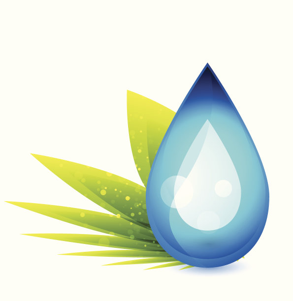 矢量水滴概念图片下载