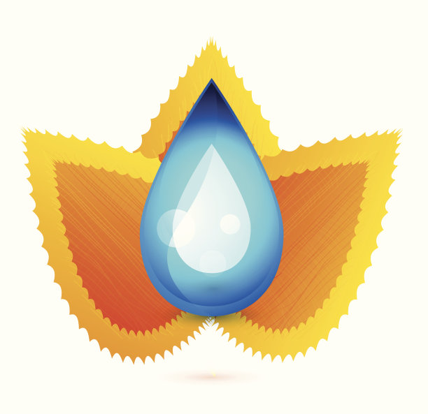 矢量水滴概念图片下载