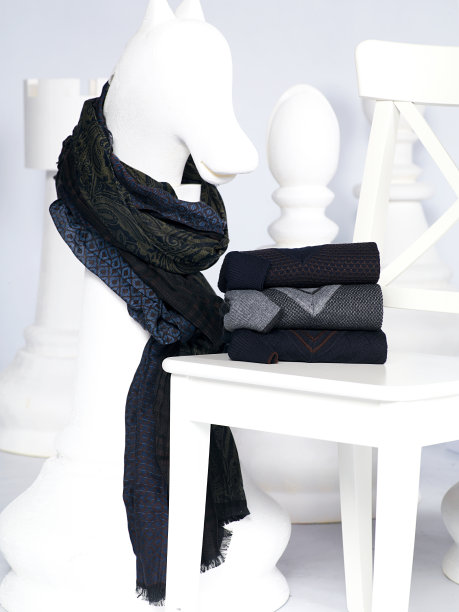 男士围巾和毛衣图片下载