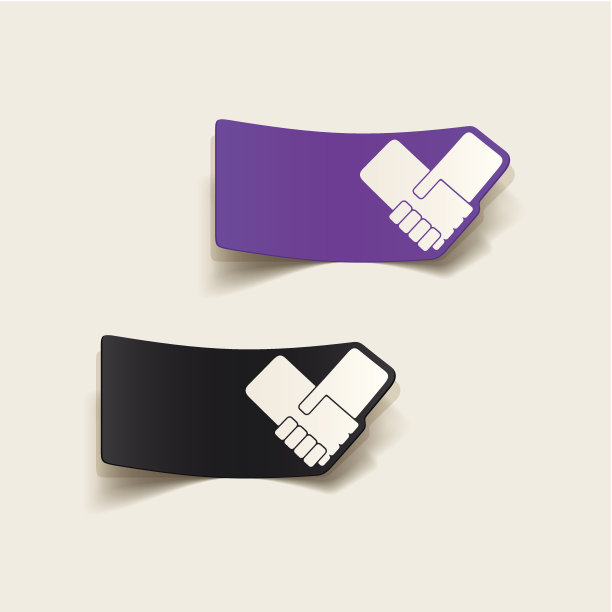 写实设计元素:握手图片下载