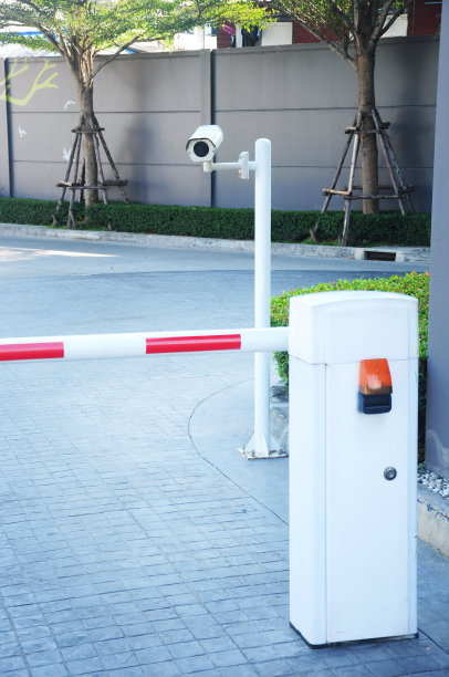 装有闭路电视的自动车辆安全屏障图片下载