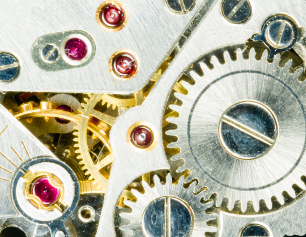 古董表怀表时间片机芯齿轮齿轮图片下载