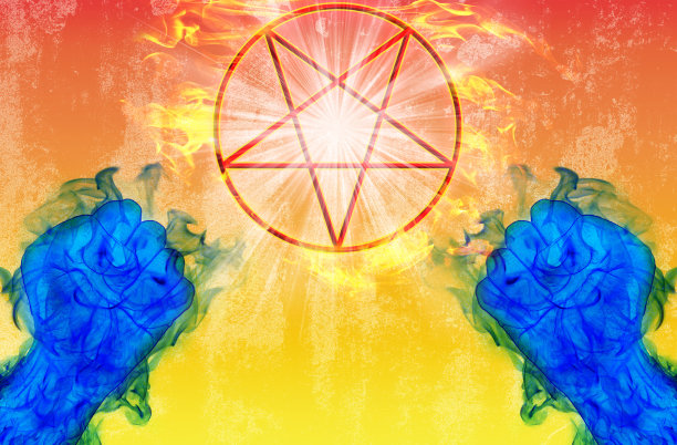 善与恶，天使与魔鬼图片下载