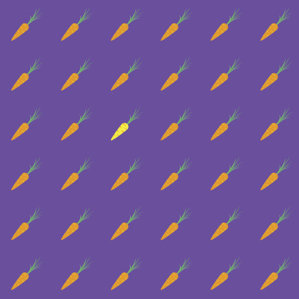 可爱胡萝卜图案图片下载