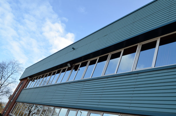 现代办公建筑。图片下载