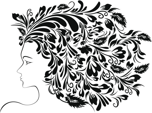 女孩的发型图片下载