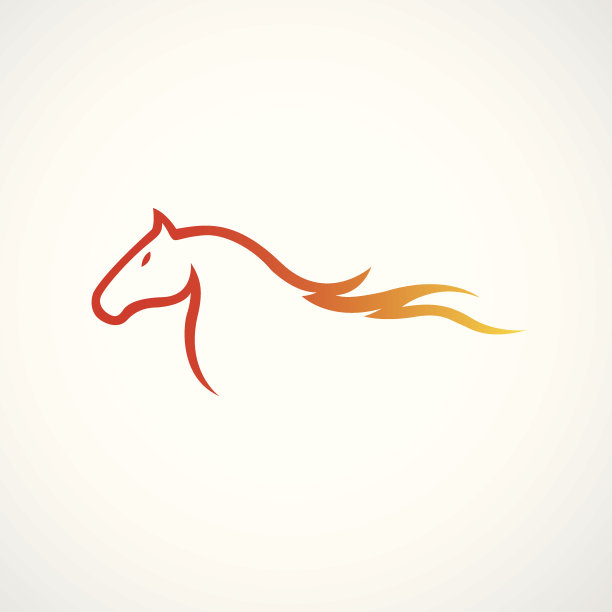 火焰马图标素材图片