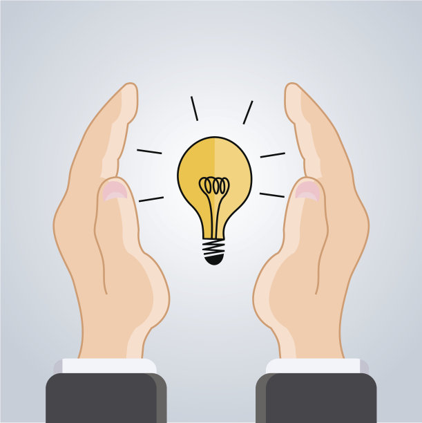 矢量平面的想法图标背景。每股收益10图片下载