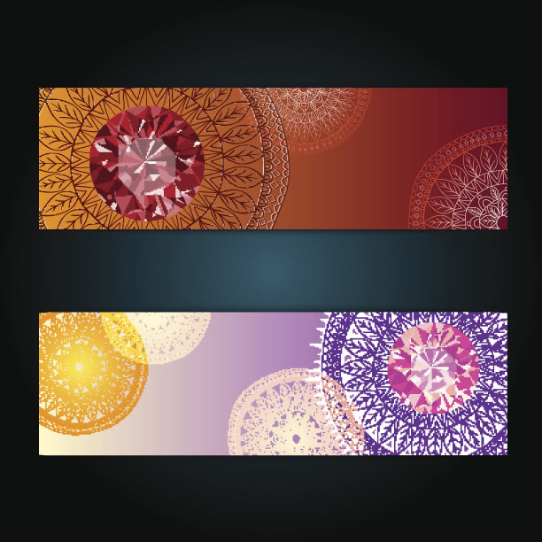 抽象民族图案卡套图片下载