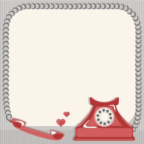 老式卡片和旧电话图片下载