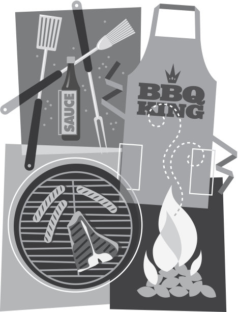 烧烤拼贴图片下载