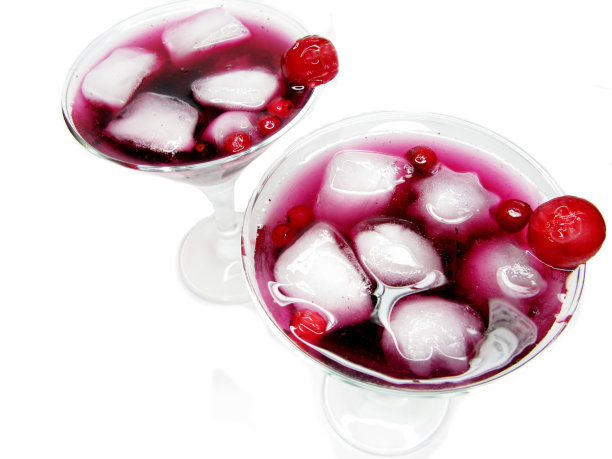 酒精鸡尾酒和樱桃图片下载