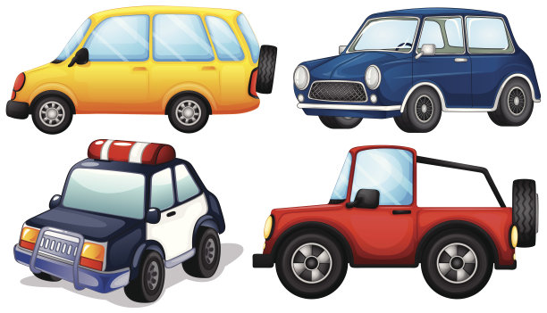 不同种类和颜色的汽车图片下载