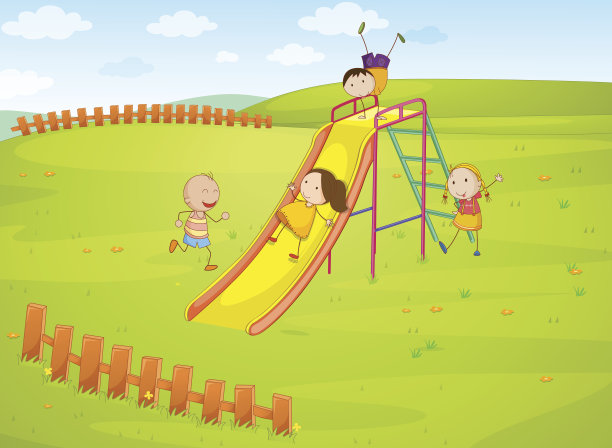 公园里的孩子们图片下载