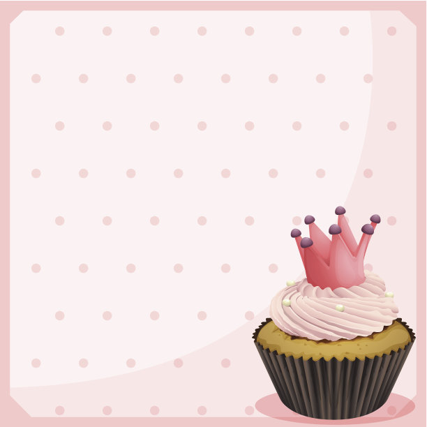 空白纸和纸杯蛋糕图片下载