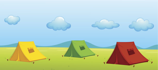 三个帐篷图片下载