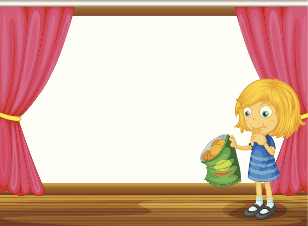 女孩吃饼干图片下载