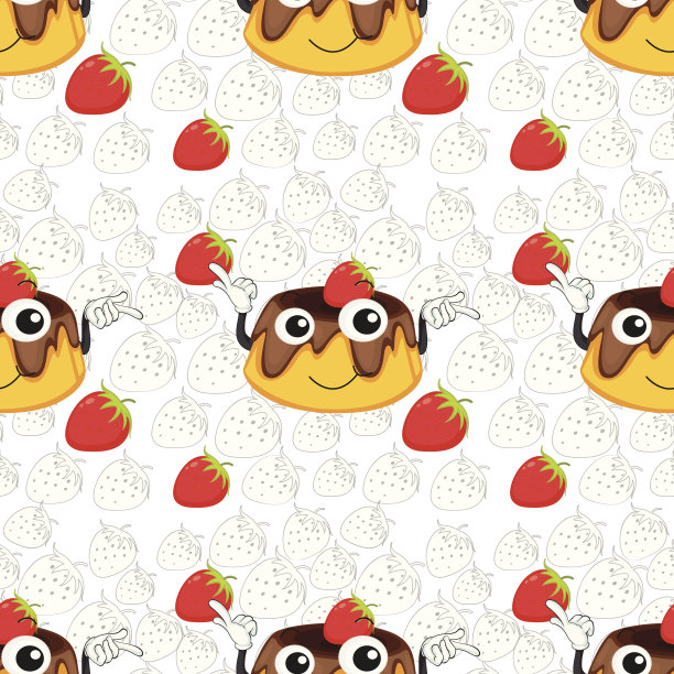 蛋糕和草莓图片下载