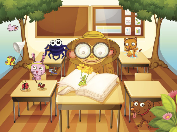 动物在课堂素材图片