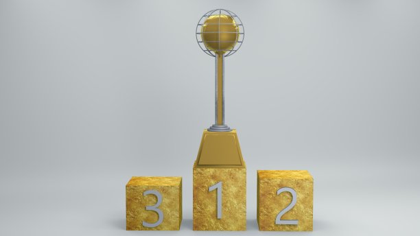 奖杯第一，第二，第三图片下载