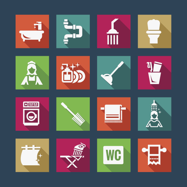 公寓浴室图标图片下载