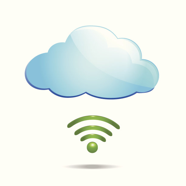云计算和无线网络符号图片下载