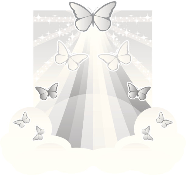 蝴蝶彩虹图片下载