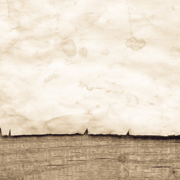 木头背景上的旧纸图片下载