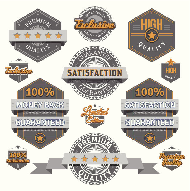 复古徽章和标签图片下载