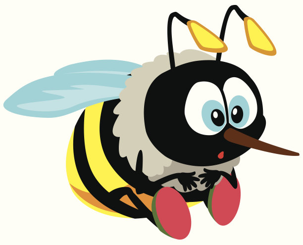 卡通蜜蜂素材图片
