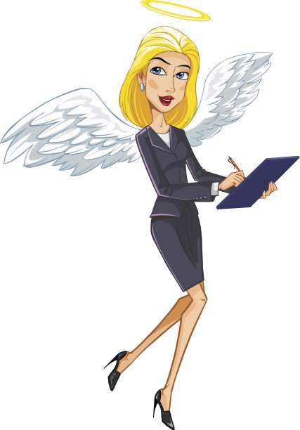 女性商业天使。图片下载