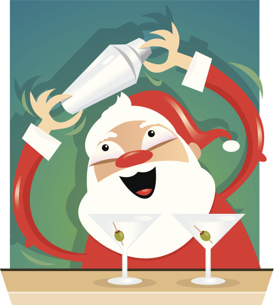 圣诞老人马提尼C图片下载