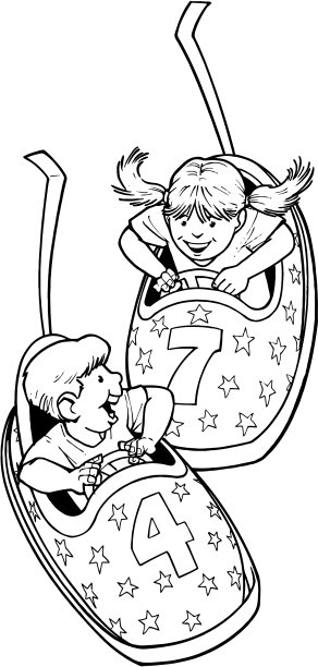 孩子碰碰车图片下载