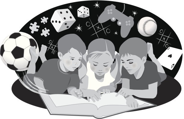 儿童阅读游戏书图片下载