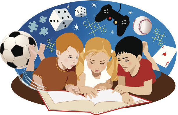 儿童阅读游戏书图片下载