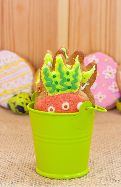 可爱的复活节饼干图片下载