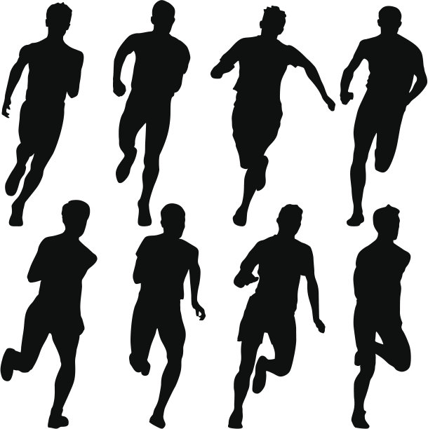 短跑运动员，男人。图片下载