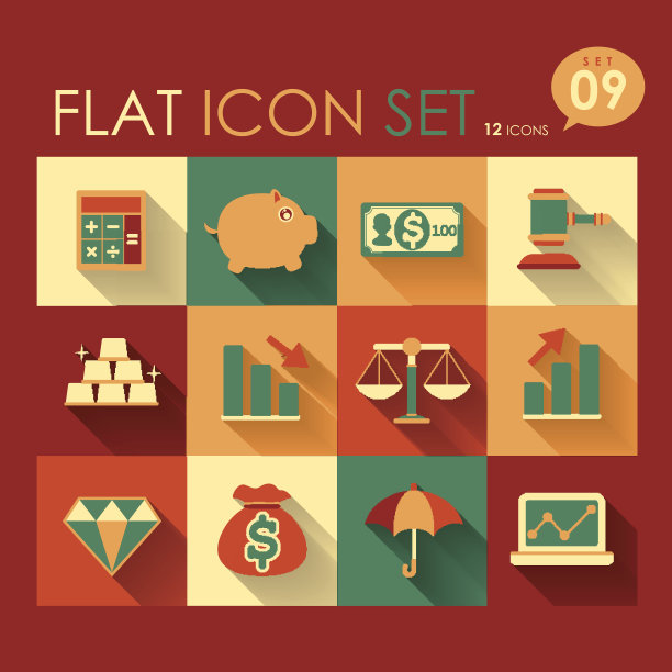 金融图标设置图片下载