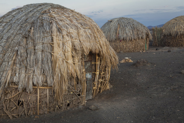 肯尼亚部落的房子图片下载