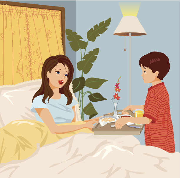 妈妈早餐床C图片下载